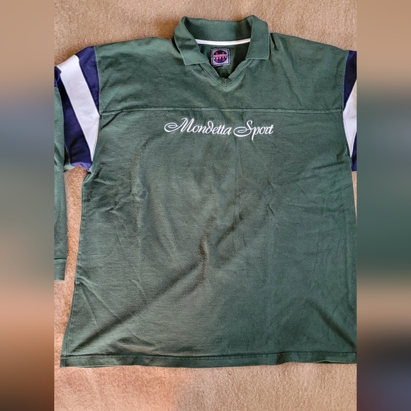 Vintage Mondetta Sport Collared Sweater - Picture 1 of 9
